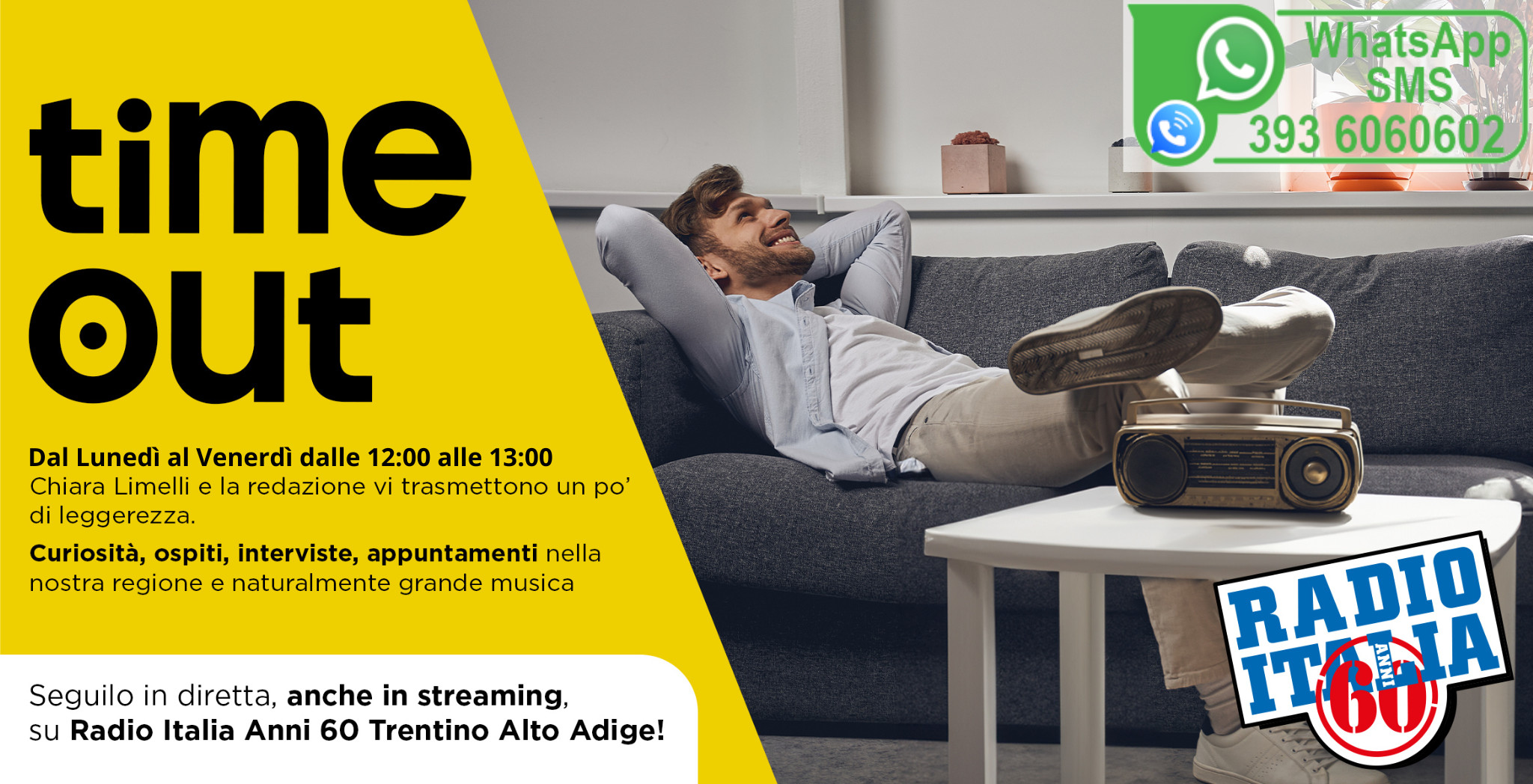TIME OUT - SEI SU RADIO ITALIA ANNI 60 [PODCAST]